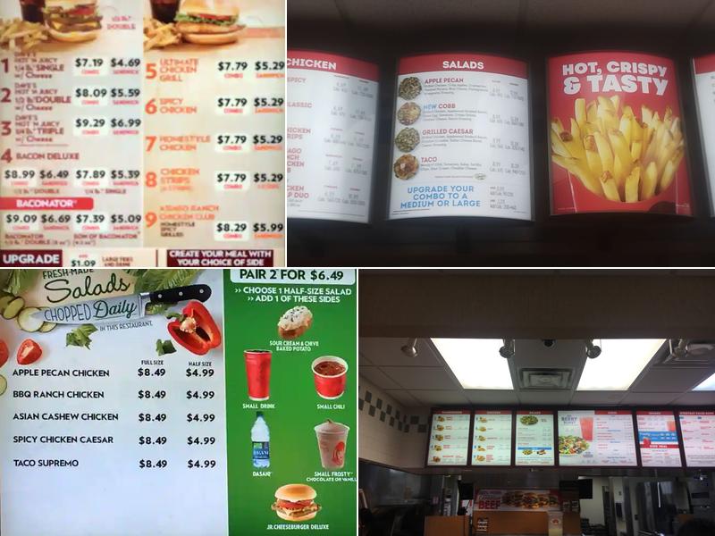 Wendy's Menu