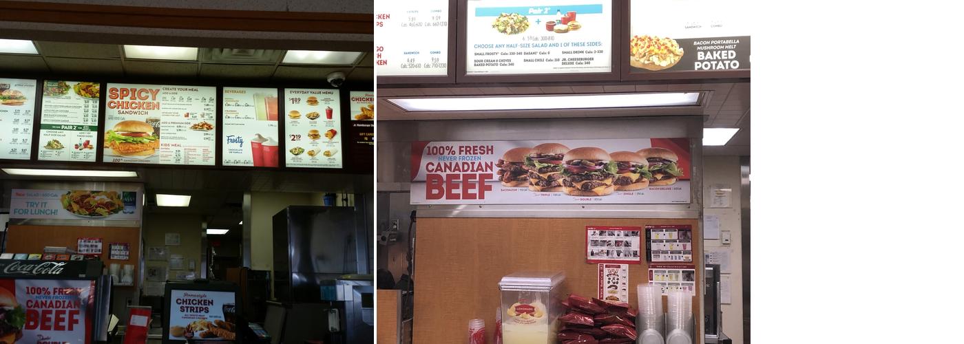 Wendy's Menu