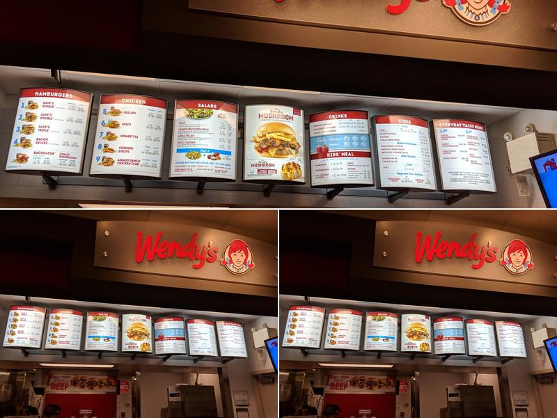 Wendy's Menu