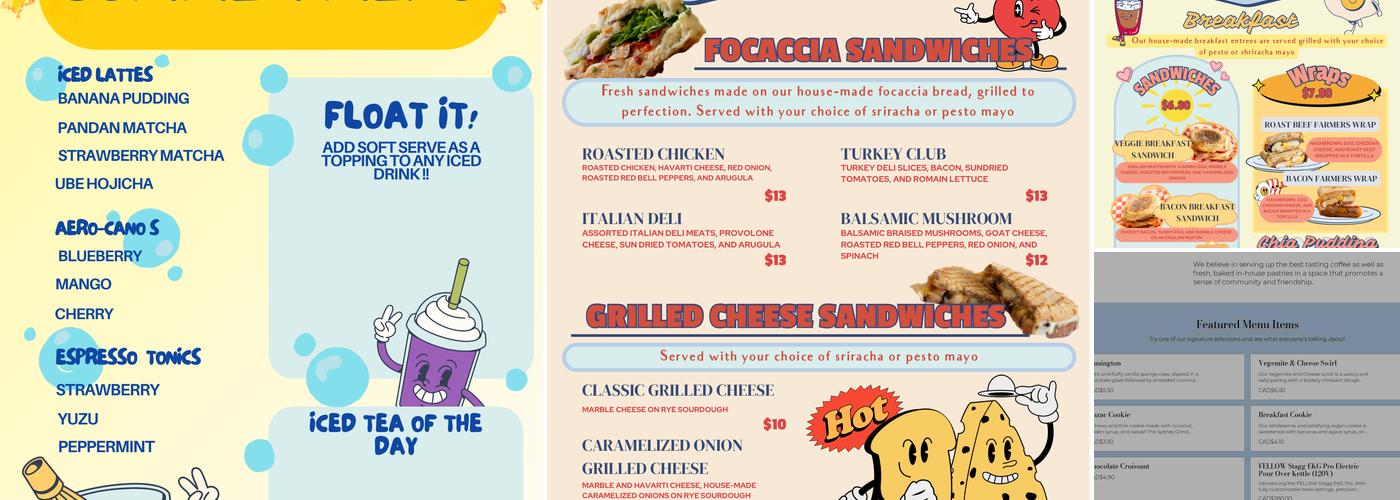 The Sydney Grind Menu