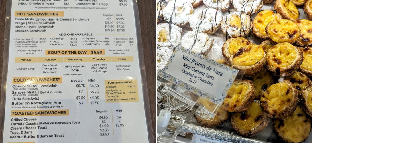 Seara Bakery & Pastry Menu