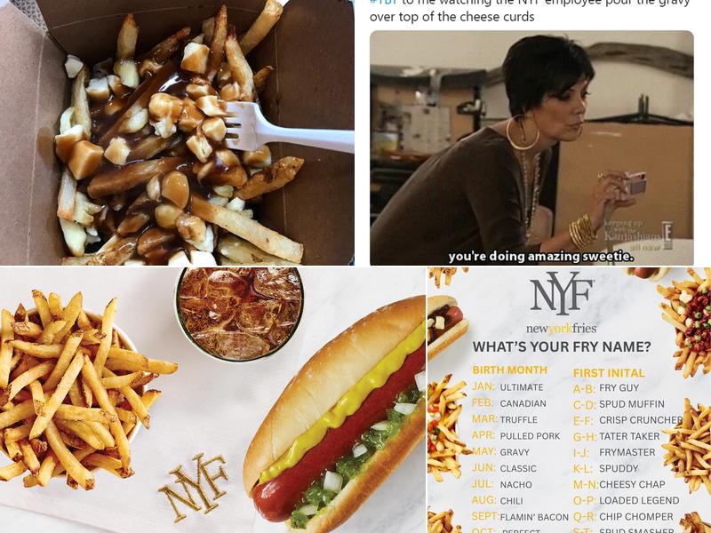 New York Fries Yorkdale Menu