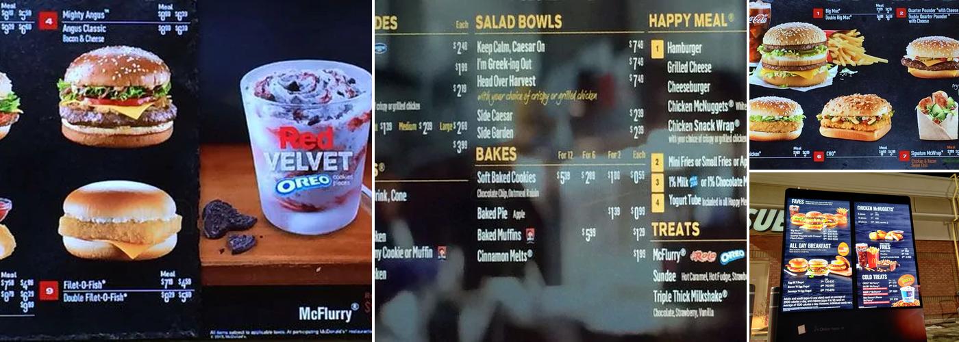 McDonald’s Menu