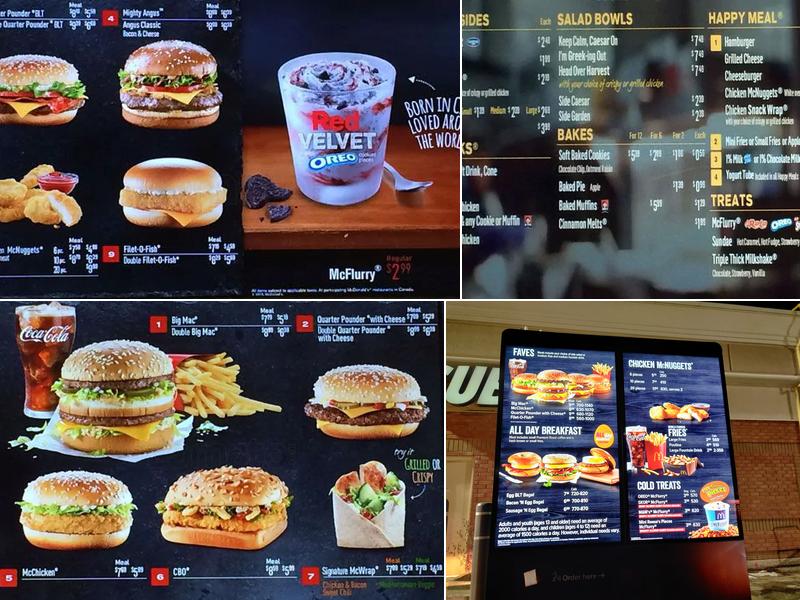 McDonald’s Menu