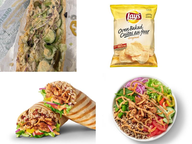 Subway Menu