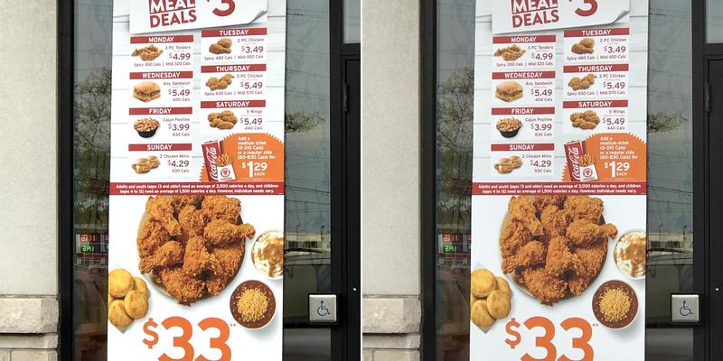 Popeyes Louisiana Kitchen Menu