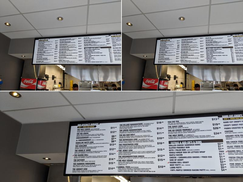 KFC Menu