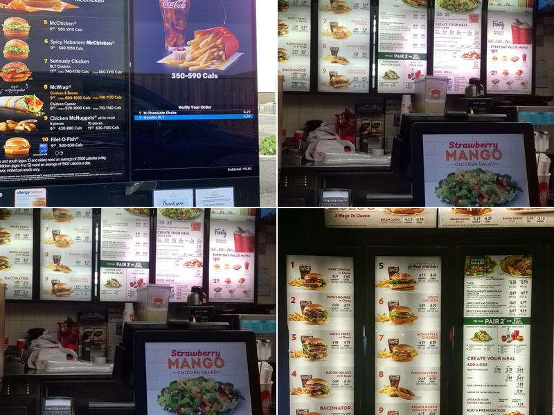 Wendy's Menu