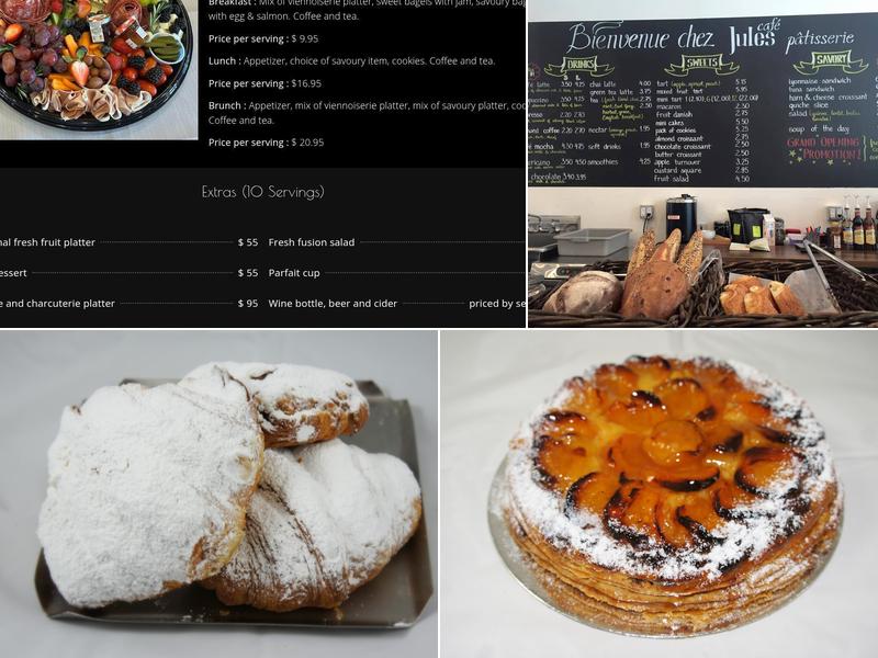 Cafe Rouge Patisserie Menu