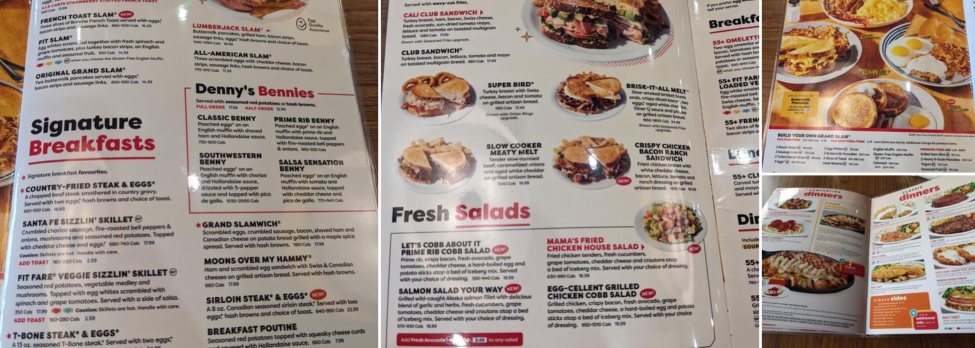 Denny's Menu