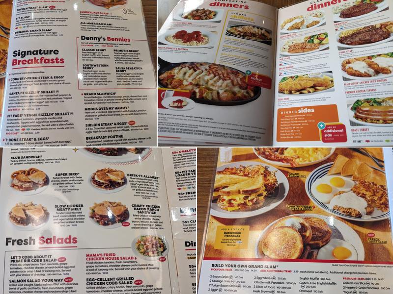 Denny's Menu