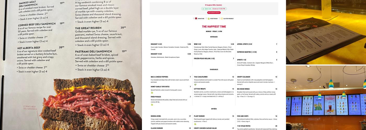 Pickle Barrel Menu