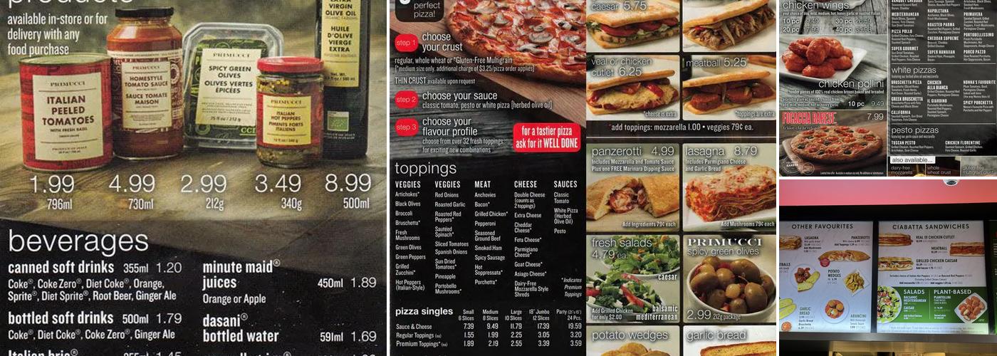 Pizza Nova Menu