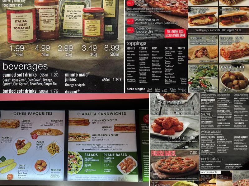 Pizza Nova Menu