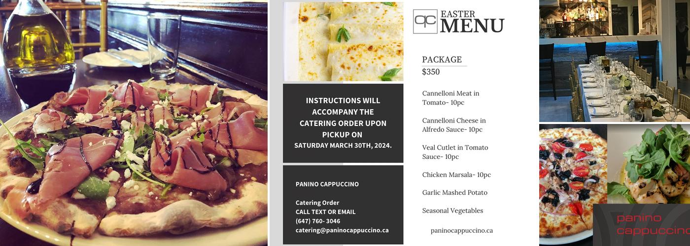 Panino Cappuccino Menu