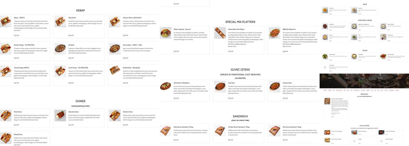 Meat Point Menu
