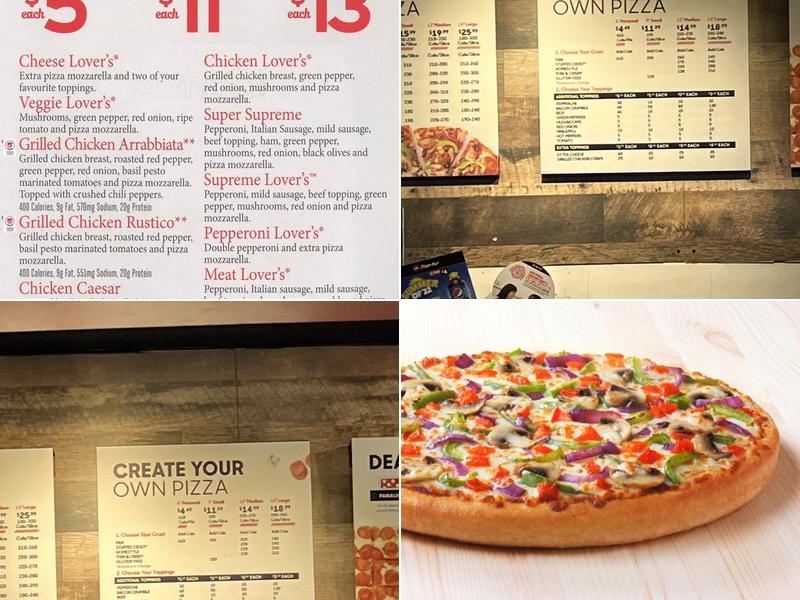 Pizza Hut Menu