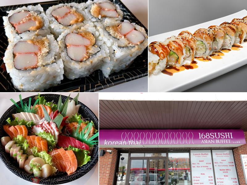 168 Sushi Buffet 1520 Steeles Ave W #103, Concord