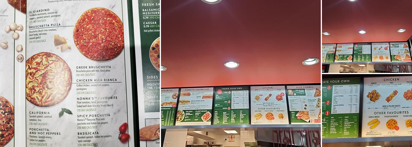 Pizza Nova Menu