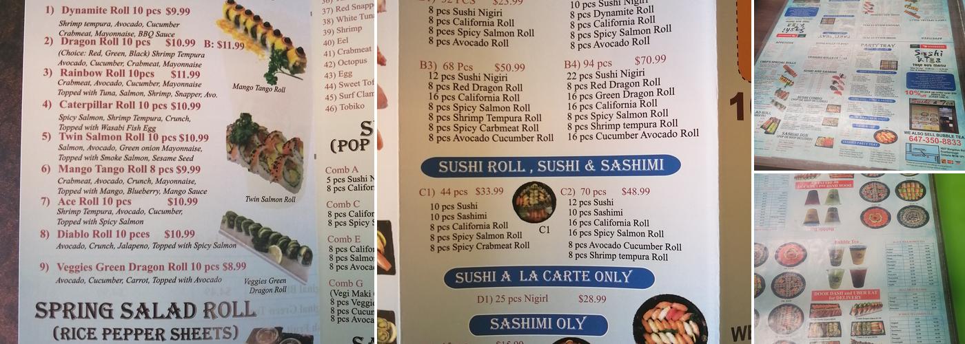 Sushi & Tea Menu