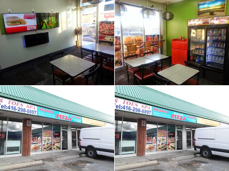 Nugget Halal Pizza and Wings