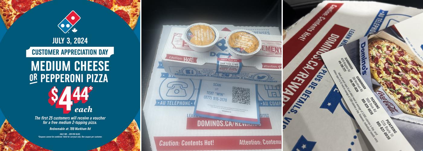 Domino's Pizza Menu