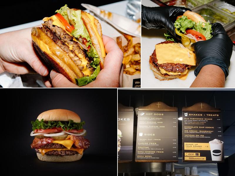 The Burger's Priest Menu