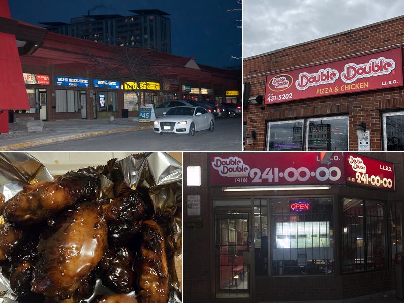 Double Double Pizza & Chicken 3420 Lawrence Ave E #2, Scarborough
