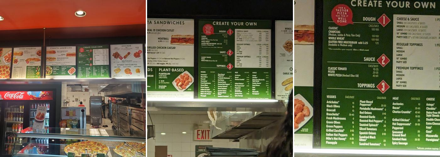 Pizza Nova Menu