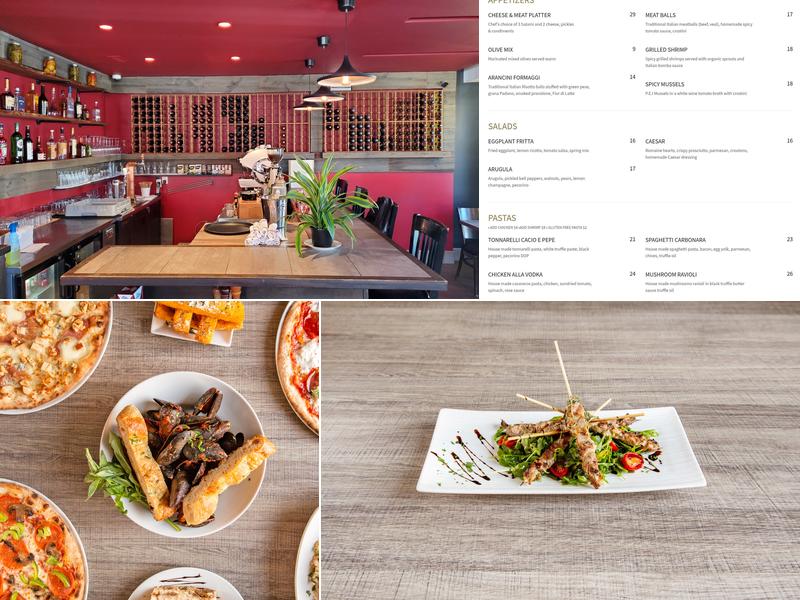 Cellar Door Restaurant Menu