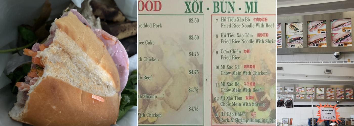 Nguyen Huong Vietnamese Sandwich Menu