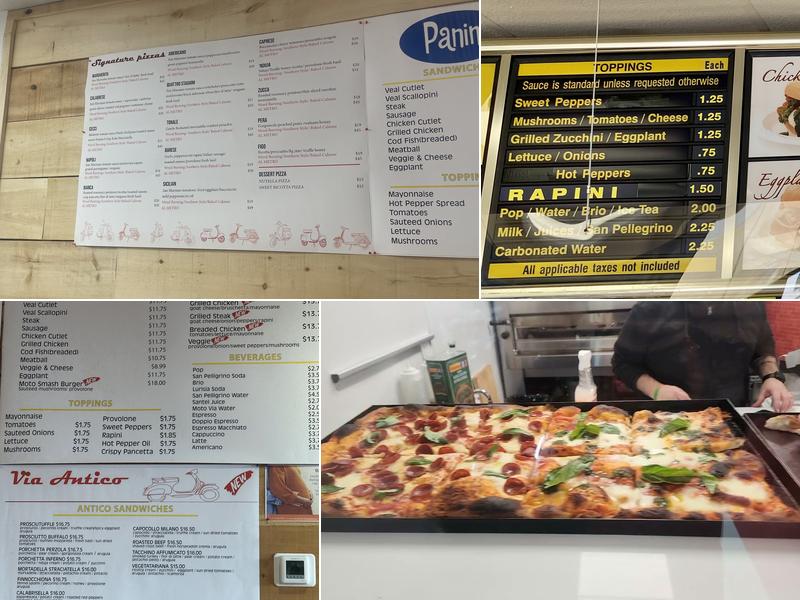 Panini Italian Sandwiches Menu