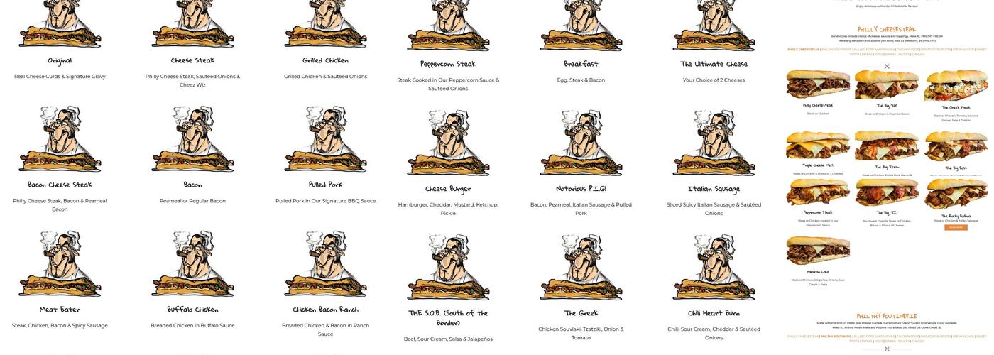 Philthy Philly's Menu
