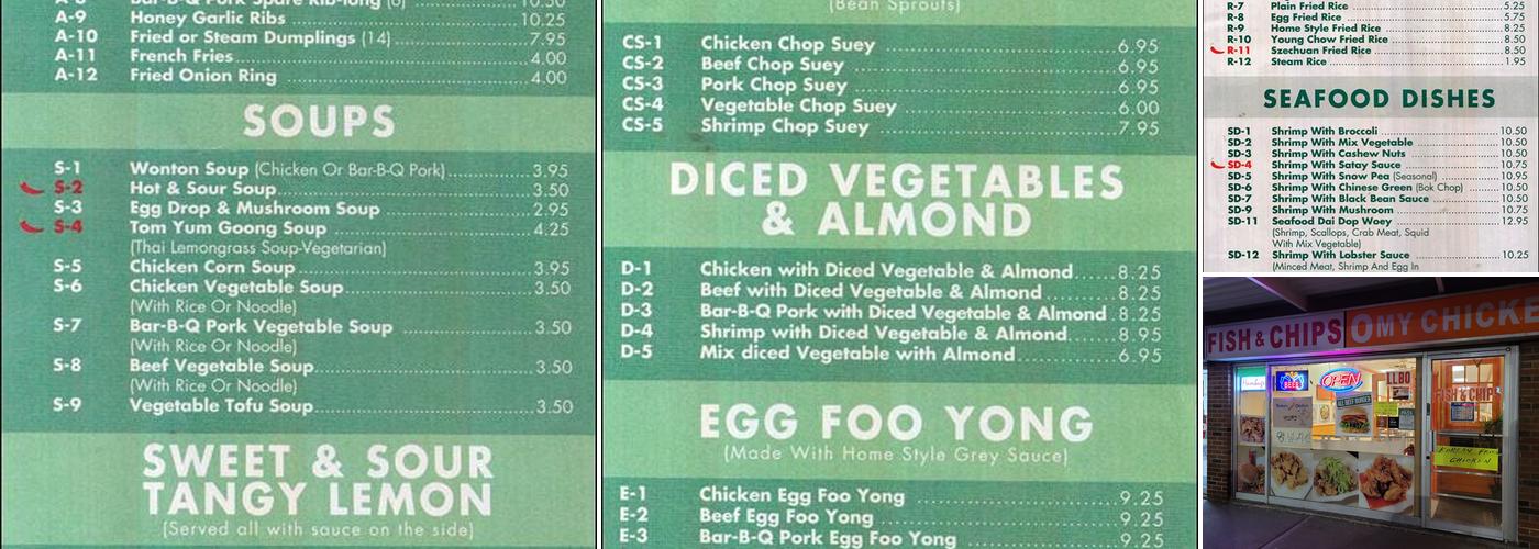 Hong Kong Gourmet Menu