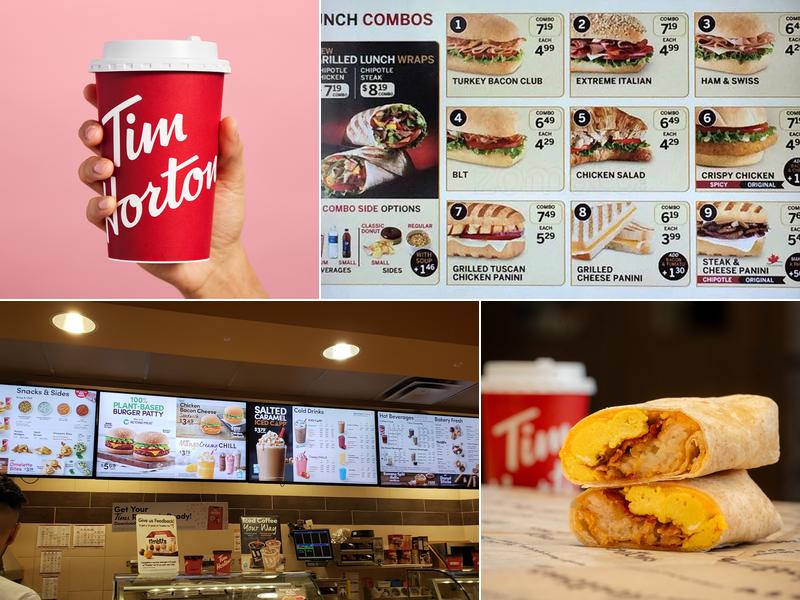 Tim Hortons Menu