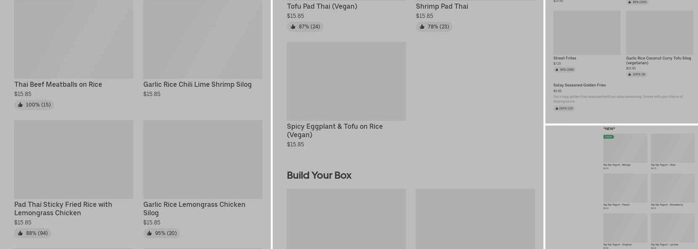 Basil Box Menu