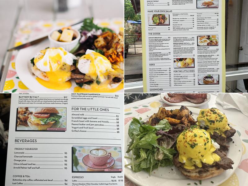 Tiarré's Brunch N Cakes Menu