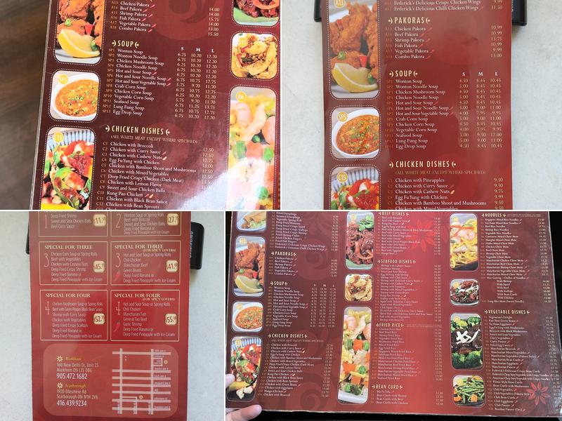 Federick Restaurant Menu