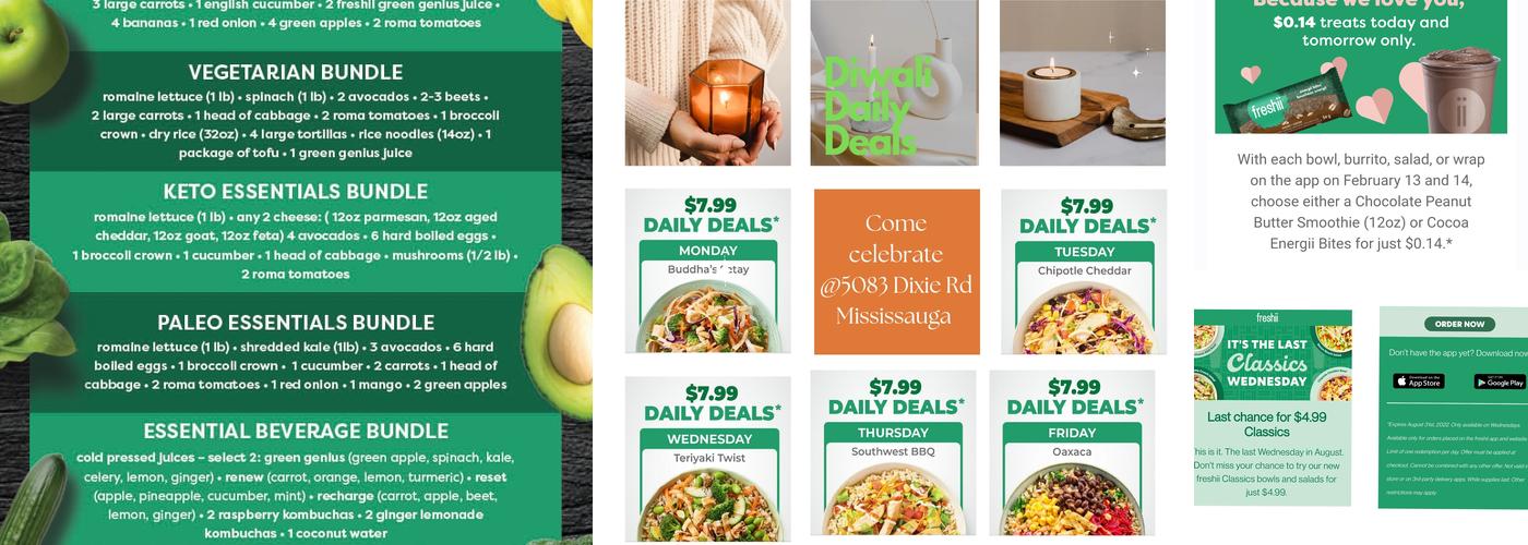 Freshii Menu
