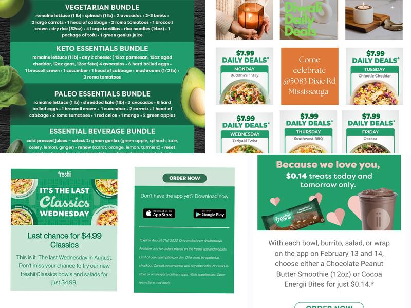 Freshii Menu