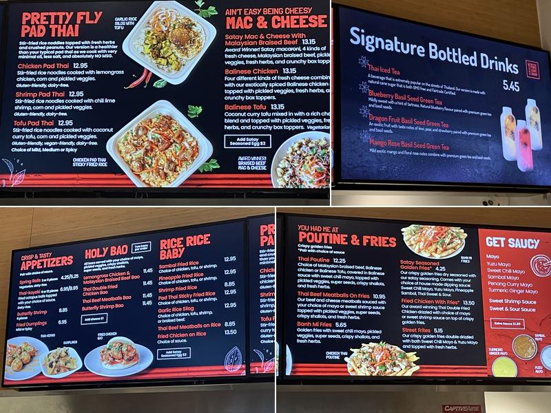 Basil Box Menu