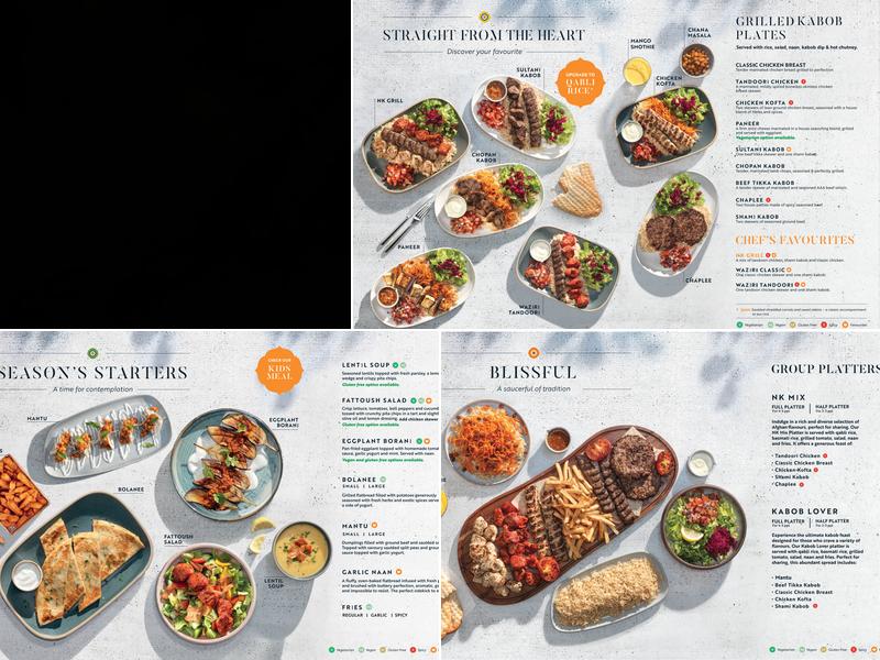 NAAN KABOB Menu