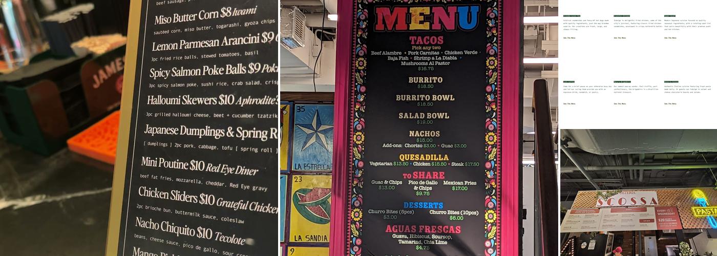 CHEFS HALL Menu