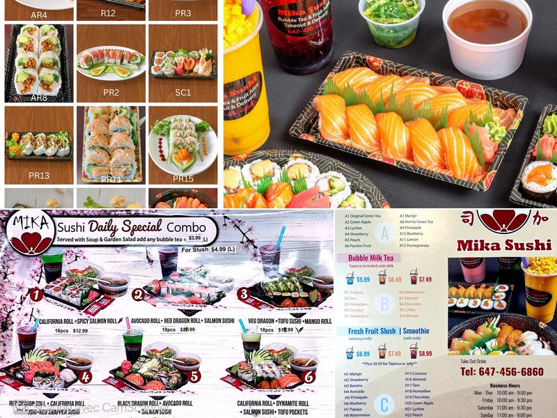 Mika Sushi (Sheppard) Menu