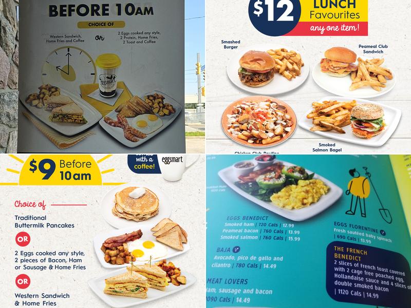 Eggsmart Menu