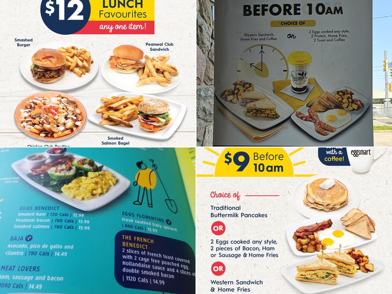 Eggsmart Menu