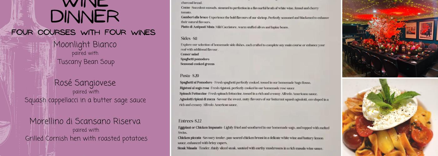 Decò Italian Restaurant & Wine Bar - Junction Menu