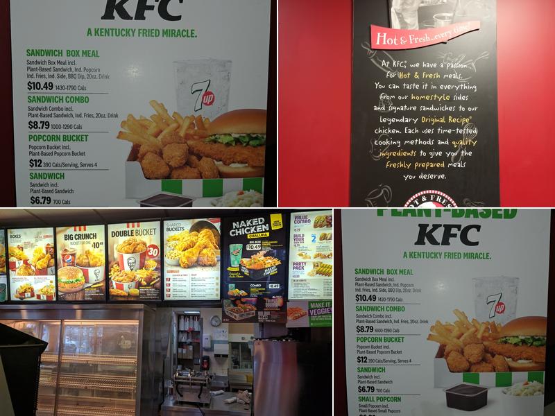 KFC Menu