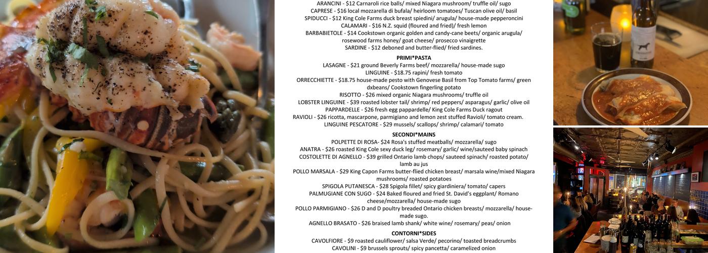 7 Numbers DANFORTH Menu