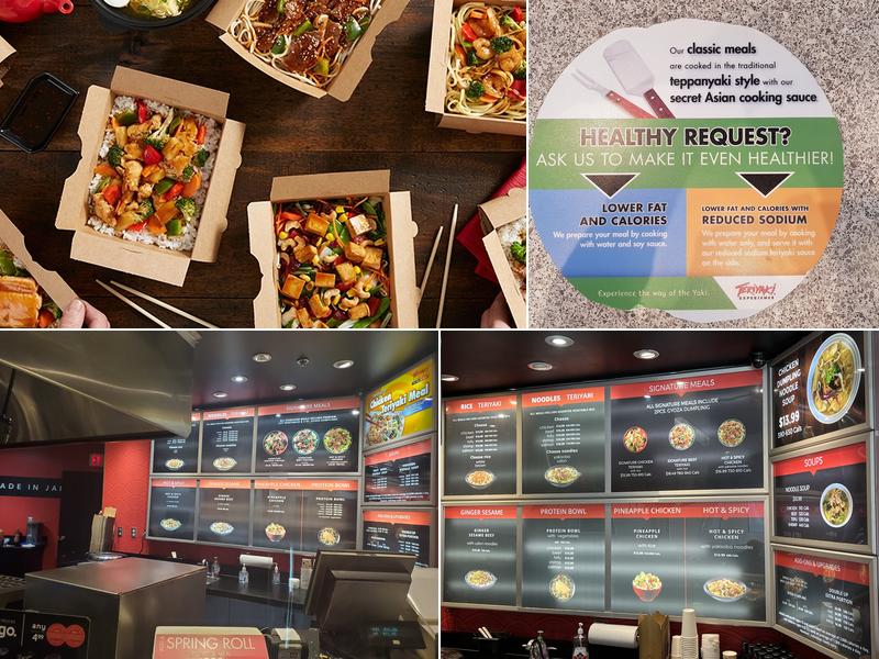 Teriyaki Experience Menu